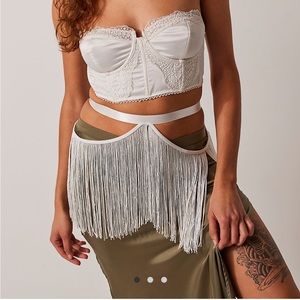 Free People Kilo Brava Fringe It Belt - NEVER WORN - NWOT